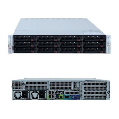 Server Data Rak dengan Dukungan Tinggi 24 Slot Drive 2.5” dan Penyimpanan Internal, Sistem Penyimpanan Flash, Server CPU Xeon