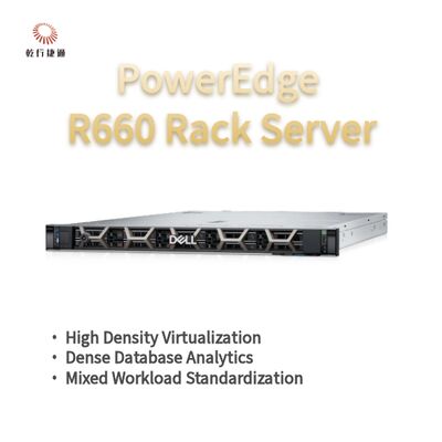 Server Rak Dell PowerEdge R660, sistem penyimpanan flash, server CPU Xeon, server penyimpanan kustom