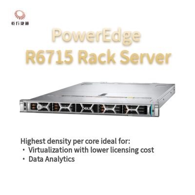 Server Rak Dell PowerEdge R6715, server penyimpanan kustom, server 2 arah