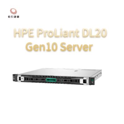 HPE ProLiant DL20 Gen10 Server Kompak Serbaguna Untuk Perusahaan Rantai Ritel, server 2 way, server penyimpanan data