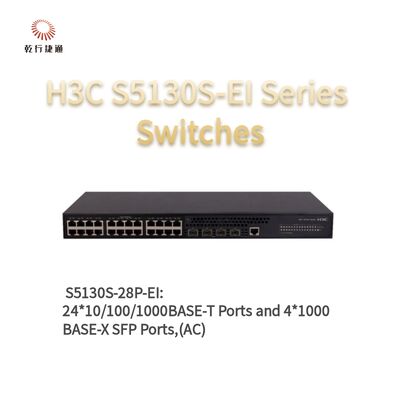 H3C S5130S-28P-EI Series Enhanced Gigabit Access Switches, switch data jaringan, switch jaringan cerdas