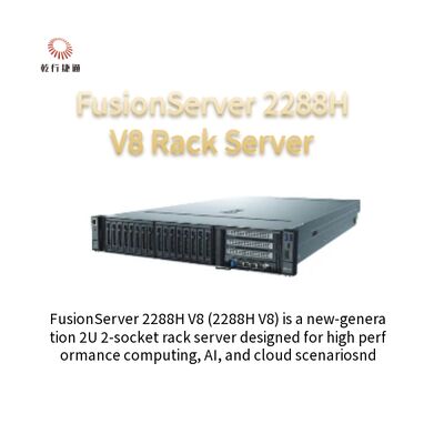 Server Rack untuk Pusat Data FusionServer 2288H V8 Server 2U 2 Socket