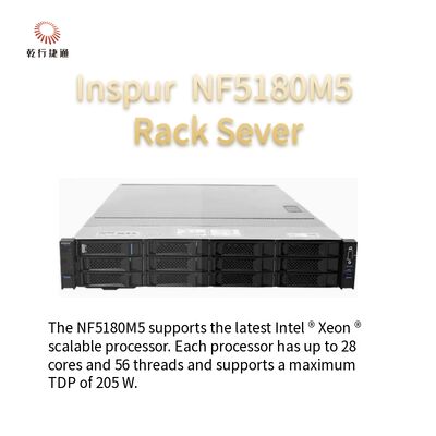 Inspur NF5180M5 Server Penyimpanan Rak 1U Kepadatan Komputasi yang Mulus