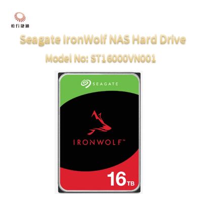 Hard Drive Network-Attached Storage (NAS) Seagate IronWolf® Nomor Model: ST16000VN001