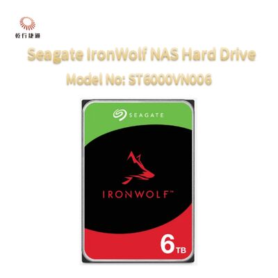 Hard Drive Network-Attached Storage (NAS) Seagate IronWolf® No. Model: ST6000VN006