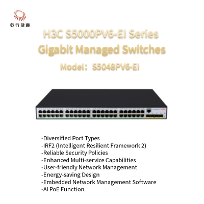 H3C S5000PV6-EI Seri S5048PV6-EI Gigabit Managed Switch