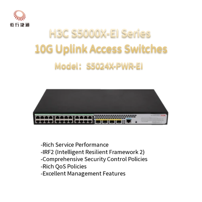 Sakelar Akses Uplink Seri H3C S5000X-EI S5024X-PWR-EI 10G