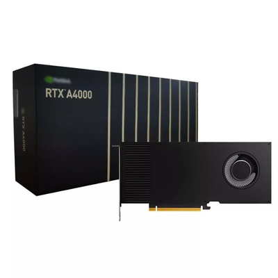 Kartu Grafis NVIDIA RTX A4000 Ray Tracing 16GB GDDR6 256 Bit 448GB/S GPU Slot Tunggal