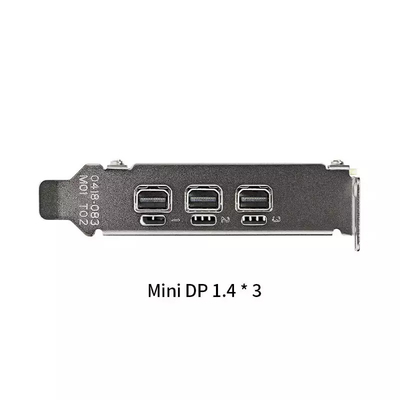 NVIDIA T400 4GB 2GB GDDR6 Kartu Grafis Geforce Tiga Port Layar Mini