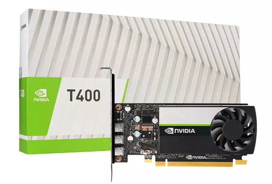 NVIDIA T400 4GB 2GB GDDR6 Kartu Grafis Geforce Tiga Port Layar Mini