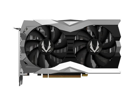 14Gbps 6GB Kartu Grafis Geforce ZOTAC GAMING GeForce RTX 2060 Kipas Kembar