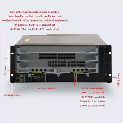 S7703 Huawei Datacom Switch S7700 Smart Routing Switch Rak Tinggi 3U
