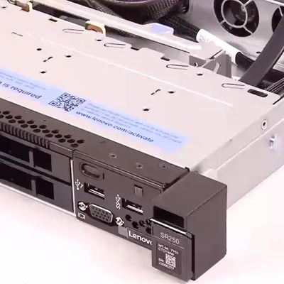 Server Penyimpanan Rak ThinkSystem SR250 V2 4SFF Prosesor Intel Xeon E-2378G