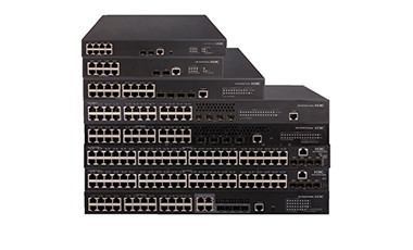 S5560S-28S-EI 24 Port Gigabit Switch Server H3C Kapasitas Switching Kotak 598Gbps