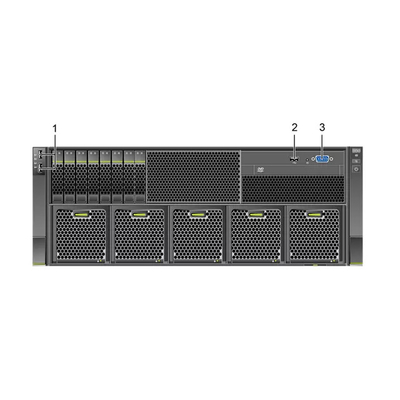 44 Hard Disk 3,5 Inci Huawei Fusion Server 32 DDR4 DIMM 5288 V6 4U Rack Server