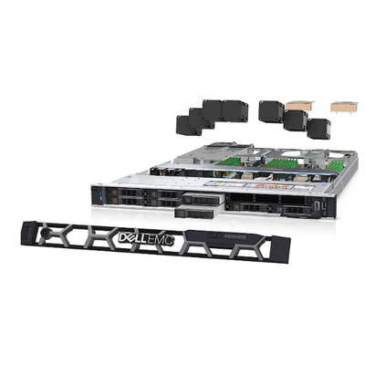 EMC R450 Dell Poweredge Server 1u hingga 4 NVMe PCIe SSD atau 4 x 3.5SAS / SATA / SSD