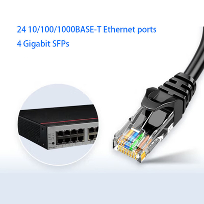 S5735S-L24T4S-QA2 Huawei Switch 24 Port Gigabit Ethernet + 4 Gigabit Fiber Optic Port
