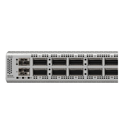 N9K-C9332D-GX2B cisco 10 gigabit Ethernet Switch Dengan 32p 400/100-Gbps QSFP-DD Port Dan 2p 1/10 SFP + Port