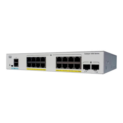 Cisco C1000-16P-2G-L Gigabit Layer 2 Sakelar Perusahaan Terkelola Jaringan 16 port RJ45 PoE+ 2SFP Uplink Optik 120W