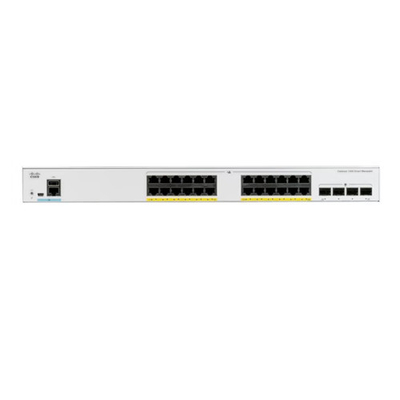 Cisco C1000-24P-4X-L akses switch 24Gigabit Ethernet RJ45 PoE+ Uplink antarmuka 4 SFP+ 195W