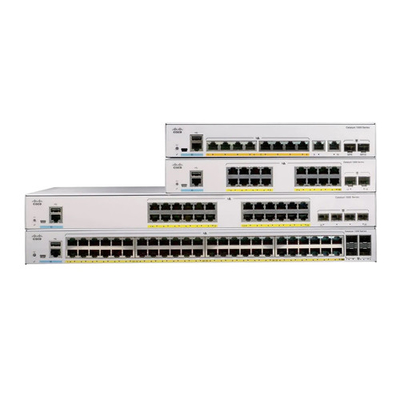 Cisco C1000-24P-4X-L akses switch 24Gigabit Ethernet RJ45 PoE+ Uplink antarmuka 4 SFP+ 195W