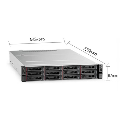 Server Rak Lenovo HR650X 2U Emas 5218*2/128G/480G+4*1.2T/R730-8i