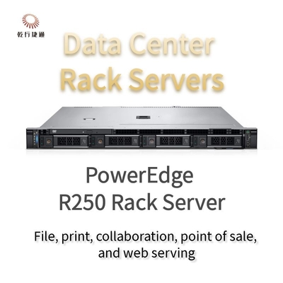 1U PowerEdge R250 Rack Server Premium Penyesuaian