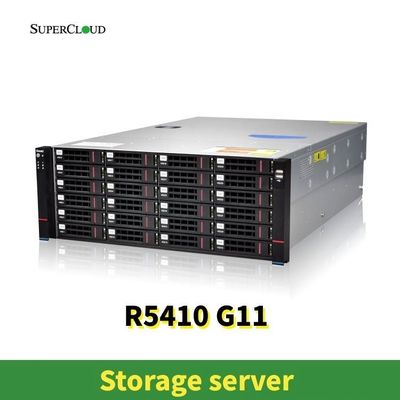 Server Storage Rack Dukungan Tinggi dengan Dua Port Ethernet RJ-45 10/100/1000 Mb dan 24 X 2.5 ′′ Drive Bay