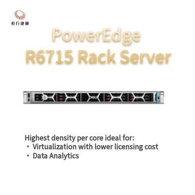 Server Rak Dell PowerEdge R6715, server penyimpanan kustom, server 2 arah
