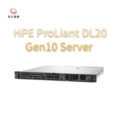 HPE ProLiant DL20 Gen10 Server Kompak Serbaguna Untuk Perusahaan Rantai Ritel, server 2 way, server penyimpanan data
