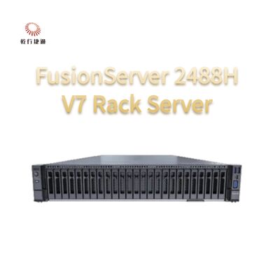 FusionServer 2488H V7 Rack Server 8 inti Intel prosesor, server penyimpanan data
