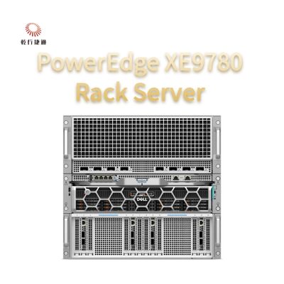 PowerEdge XE9780 Rack Server Dibangun untuk pelatihan model AI dan inferensi Server AI yang didinginkan udara yang dirancang untuk kinerja, kesederhanaan, dan integrasi yang mulus