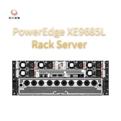 PowerEdge XE9685L Rack Server Inferensi AI berkinerja tinggi dan fine-tuning model, sistem penyimpanan flash, server cpu xeon