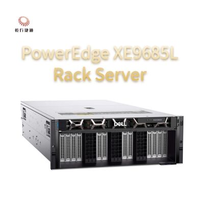 PowerEdge XE9685L Rack Server Inferensi AI berkinerja tinggi dan fine-tuning model, sistem penyimpanan flash, server cpu xeon
