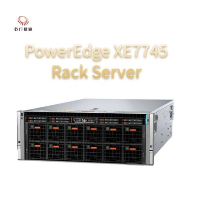 Server Rak PowerEdge XE7745 Akselerasi AI Fleksibel PowerEdge XE7745 memberdayakan wawasan AI perusahaan dengan konfigurasi GPU PCIe berpendingin udara yang fleksibel untuk inferensi dan penyempurnaan model
