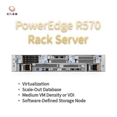 Server Rak Dell PowerEdge R570 dengan 144 Core, Penyimpanan 384 TB, dan Desain Hemat Energi