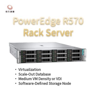 Server Rak Dell PowerEdge R570 dengan 144 Core, Penyimpanan 384 TB, dan Desain Hemat Energi