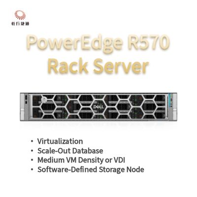 Server Rak Dell PowerEdge R570 dengan 144 Core, Penyimpanan 384 TB, dan Desain Hemat Energi