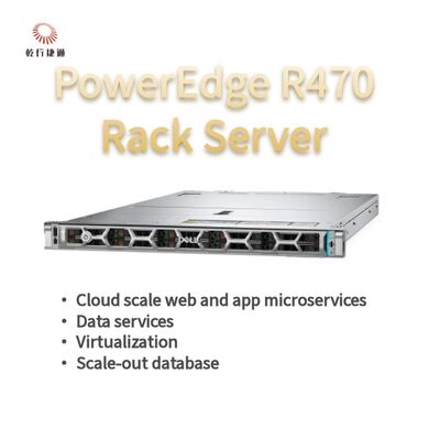 Dell PowerEdge R470 Server dengan 144 Core 4TB DDR5 Memory dalam 1U Rack Form Factor