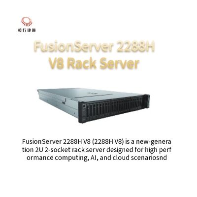 Server Rack untuk Pusat Data FusionServer 2288H V8 Server 2U 2 Socket