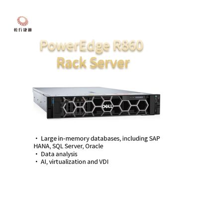 Server Rak PowerEdge R860 Intel Xeon Processor Pemasok Rak Server 2u