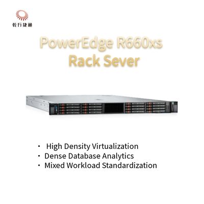 Pemasok server untuk bisnis kecil Dell PowerEdge R660xs server rak 1U, dua soket