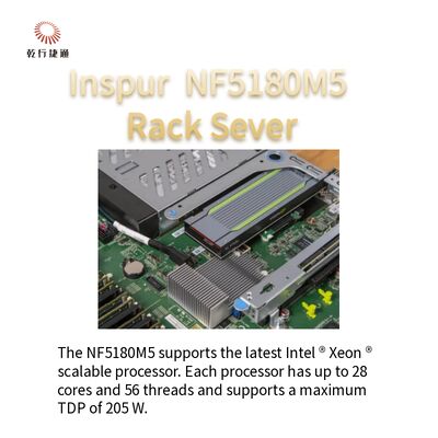 Inspur NF5180M5 Server Penyimpanan Rak 1U Kepadatan Komputasi yang Mulus