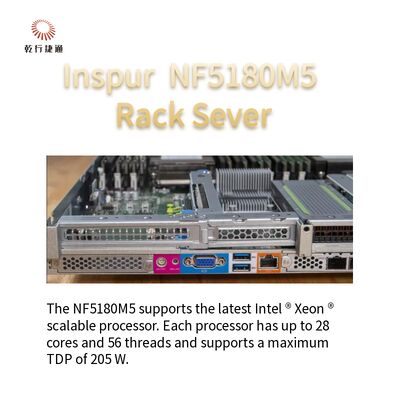Inspur NF5180M5 Server Penyimpanan Rak 1U Kepadatan Komputasi yang Mulus