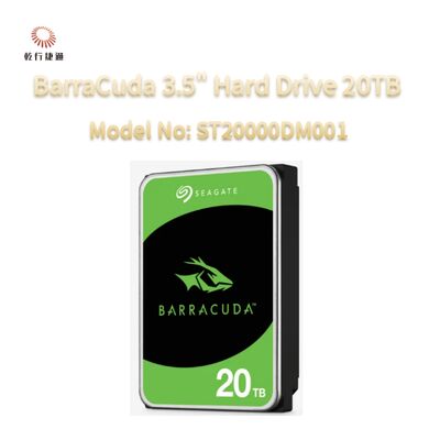 Seagate BarraCuda 3.5 "Hard Drive 20TB Nomor Model: ST20000DM001