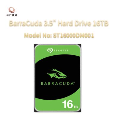 Hard Drive Seagate BarraCuda 3.5" 16TB No. Model: ST16000DM001
