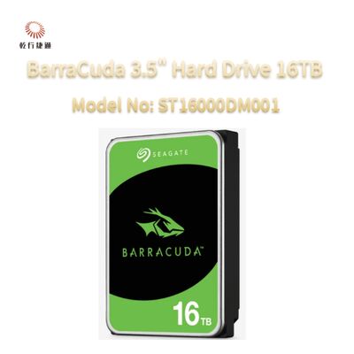 Hard Drive Seagate BarraCuda 3.5" 16TB No. Model: ST16000DM001
