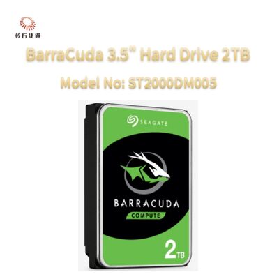 Seagate BarraCuda 3.5 "Hard Drive 2TB Nomor Model: ST2000DM008
