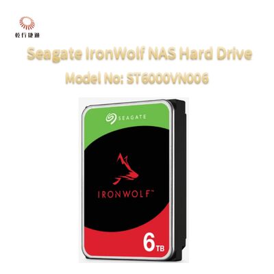 Hard Drive Network-Attached Storage (NAS) Seagate IronWolf® No. Model: ST6000VN006