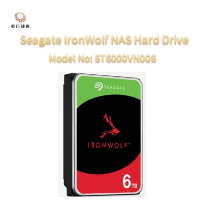 Hard Drive Network-Attached Storage (NAS) Seagate IronWolf® No. Model: ST6000VN006